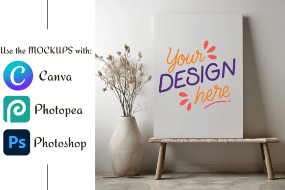 Download 20x28 Stretched Canvas Mockup - Canvas mockup Collection