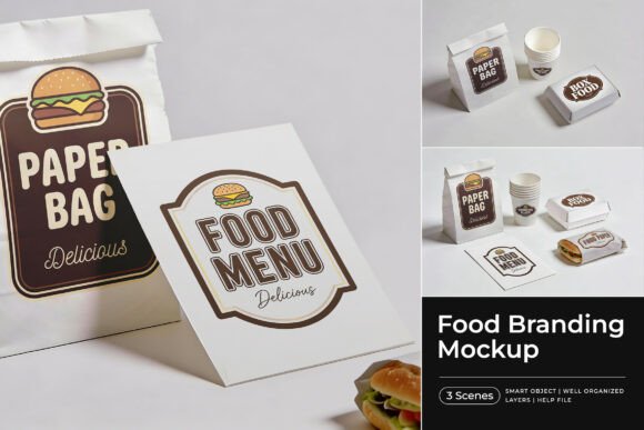 Download Food Branding Mockup - Branding mockup Collection