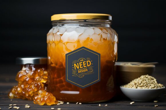 Download Honey Jar Branding Mockup PSD - Branding mockup Collection