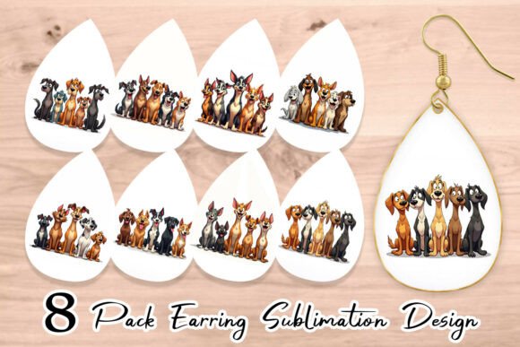 Download Dogs Emotion Earring Blanks - Premium Bundle